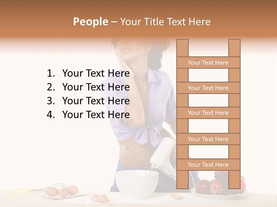 One To Eat Mixer PowerPoint Template