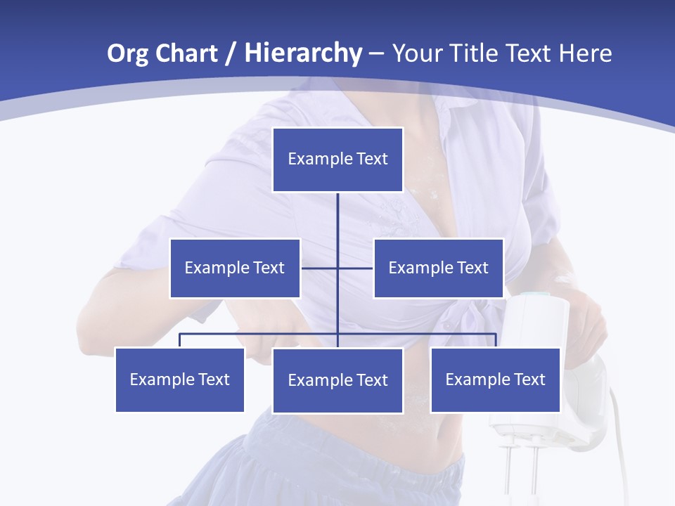 A Woman Mixing A Bowl With A Mixer PowerPoint Template