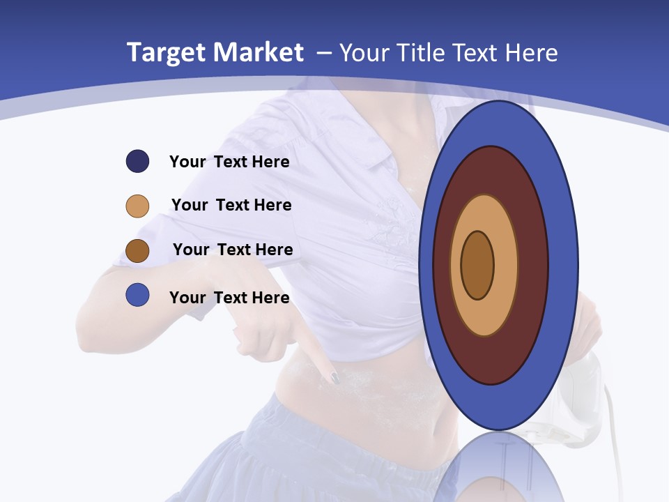 A Woman Mixing A Bowl With A Mixer PowerPoint Template