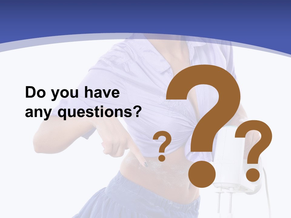 A Woman Mixing A Bowl With A Mixer PowerPoint Template