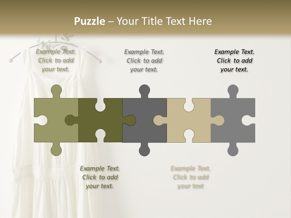 Clothing Creative Wall PowerPoint Template