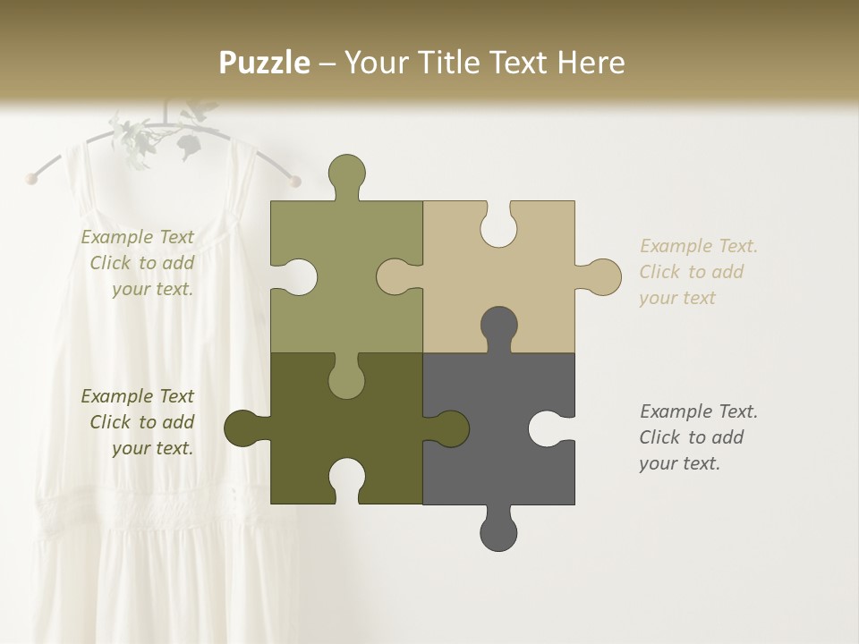 Clothing Creative Wall PowerPoint Template