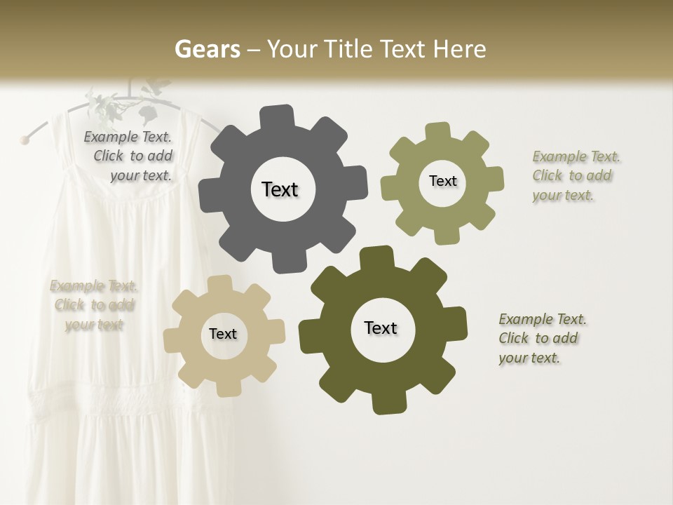 Clothing Creative Wall PowerPoint Template