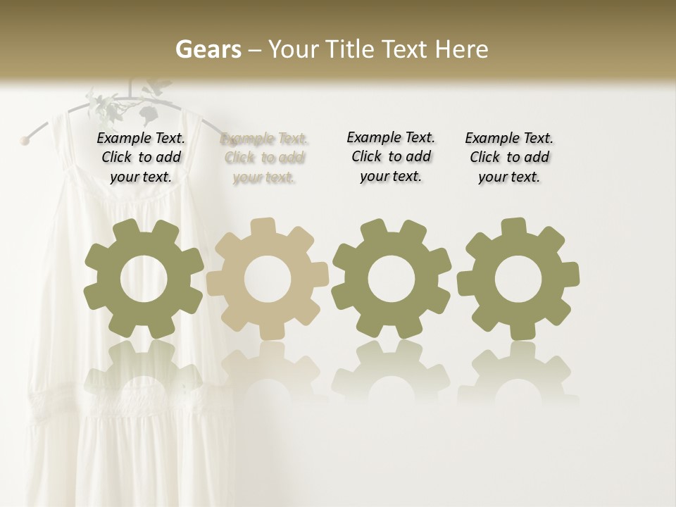 Clothing Creative Wall PowerPoint Template