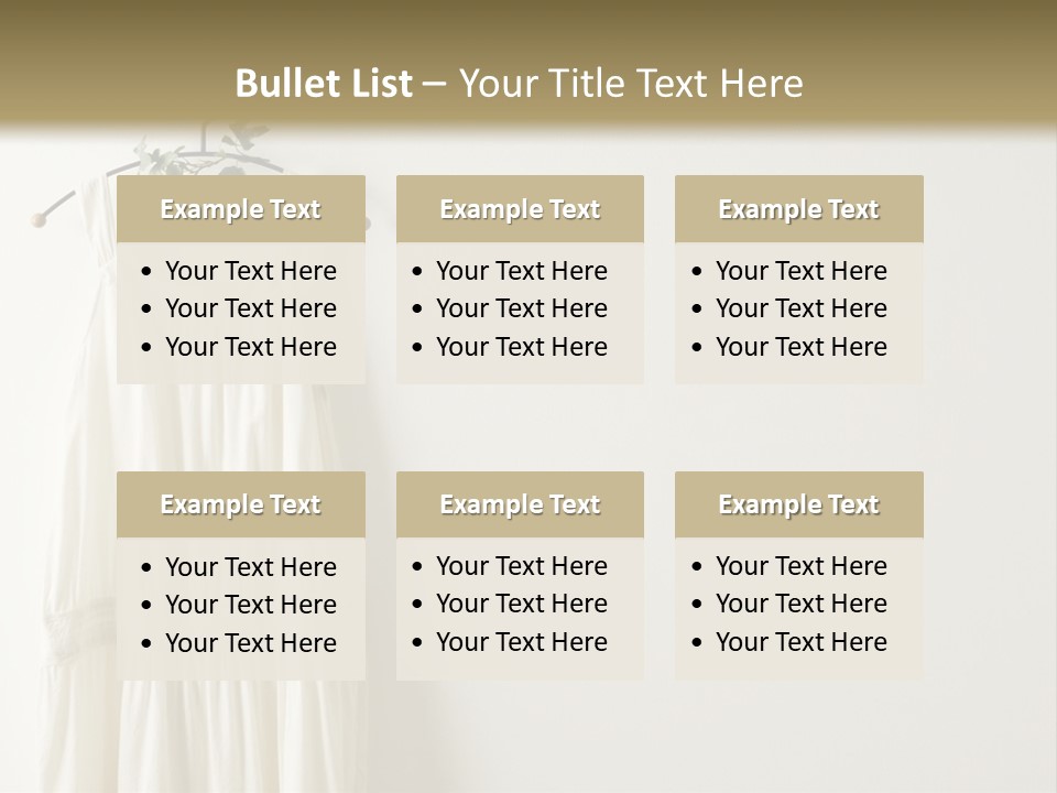 Clothing Creative Wall PowerPoint Template