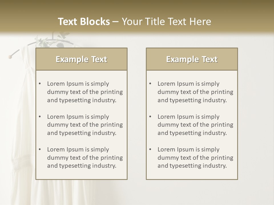 Clothing Creative Wall PowerPoint Template