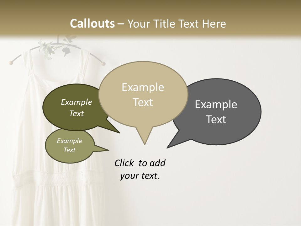 Clothing Creative Wall PowerPoint Template