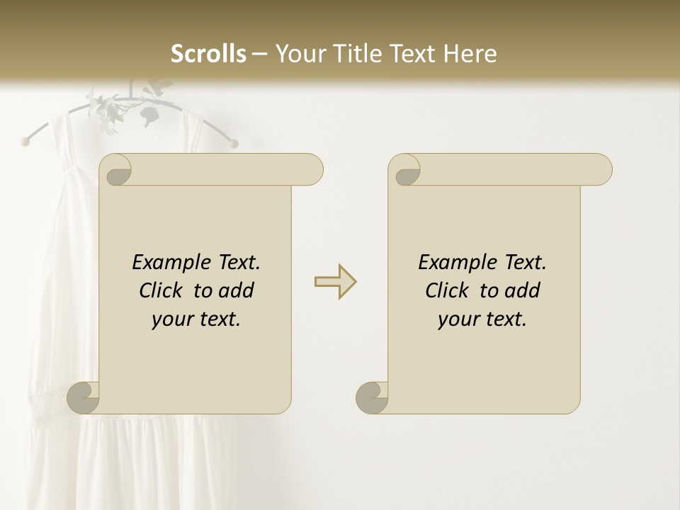 Clothing Creative Wall PowerPoint Template