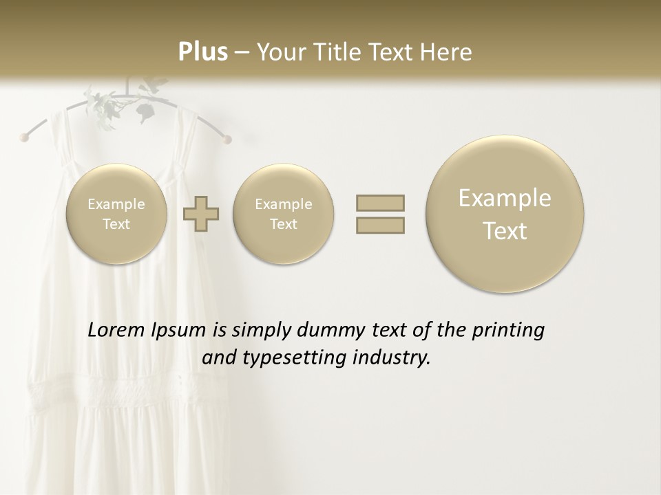 Clothing Creative Wall PowerPoint Template