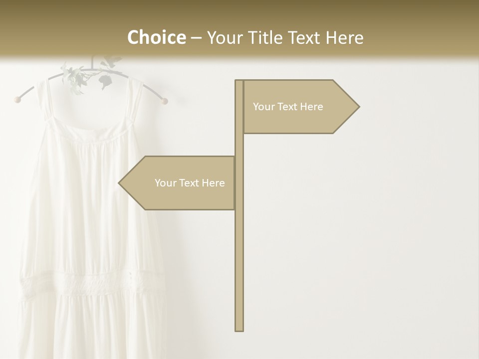 Clothing Creative Wall PowerPoint Template