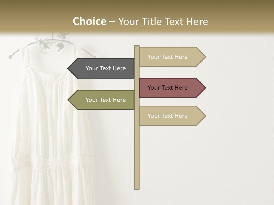 Clothing Creative Wall PowerPoint Template