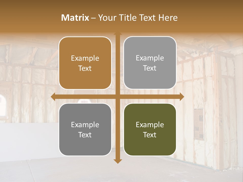Construction Foam Insulation PowerPoint Template