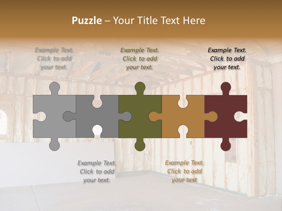 Construction Foam Insulation PowerPoint Template