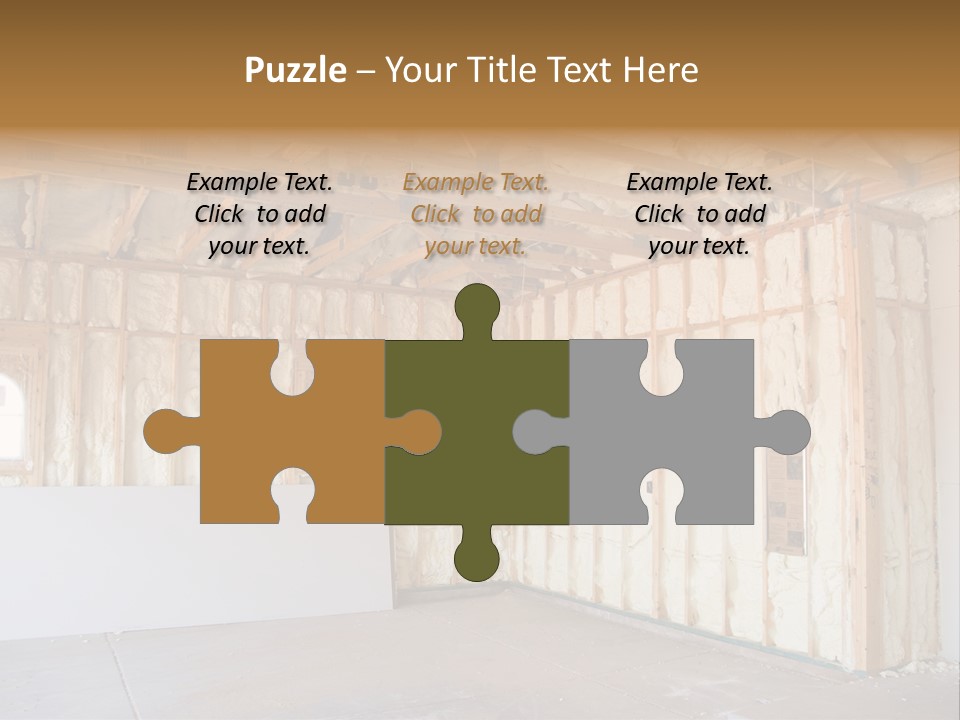 Construction Foam Insulation PowerPoint Template