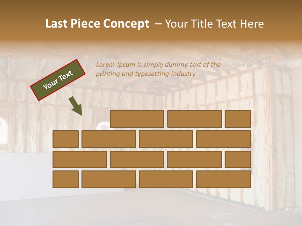 Construction Foam Insulation PowerPoint Template