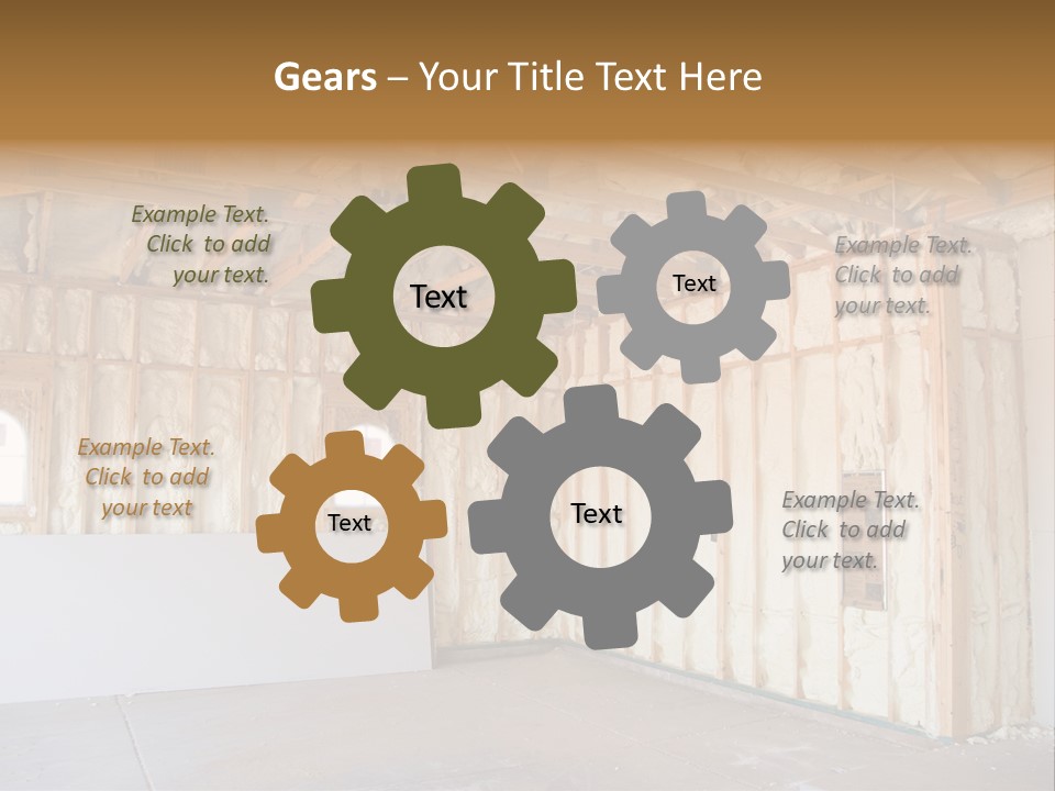 Construction Foam Insulation PowerPoint Template
