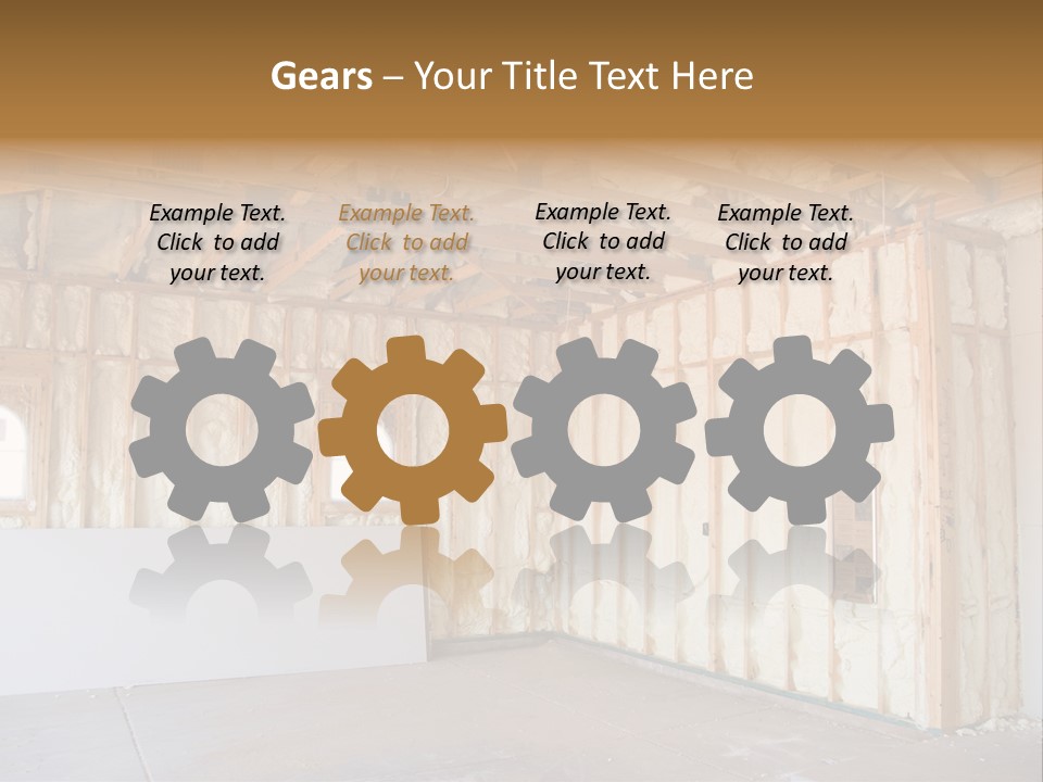 Construction Foam Insulation PowerPoint Template