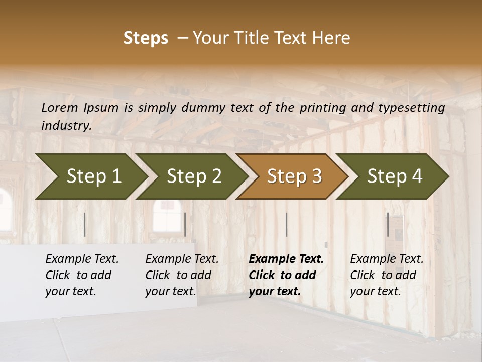 Construction Foam Insulation PowerPoint Template
