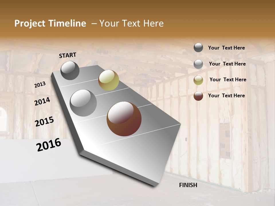 Construction Foam Insulation PowerPoint Template
