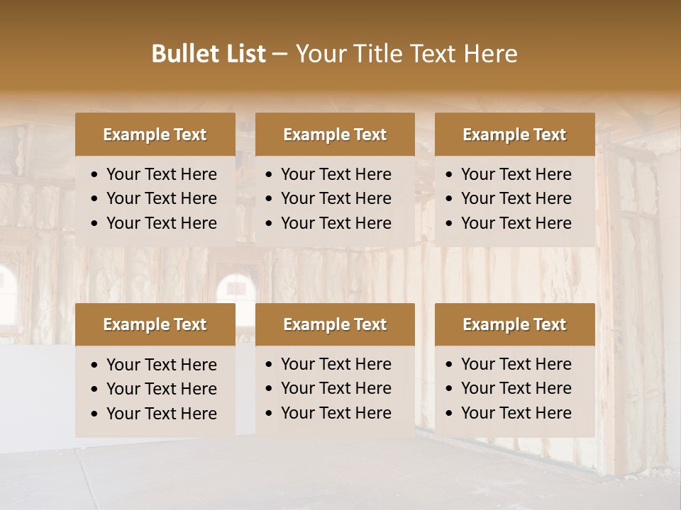 Construction Foam Insulation PowerPoint Template