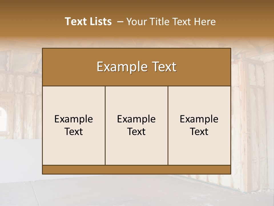 Construction Foam Insulation PowerPoint Template
