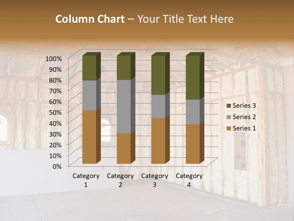 Construction Foam Insulation PowerPoint Template
