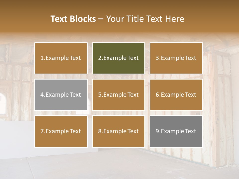 Construction Foam Insulation PowerPoint Template