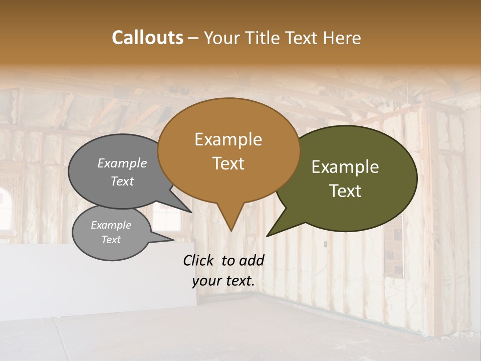 Construction Foam Insulation PowerPoint Template