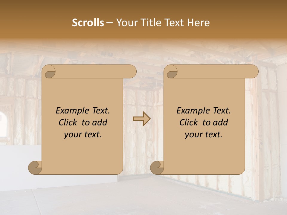 Construction Foam Insulation PowerPoint Template