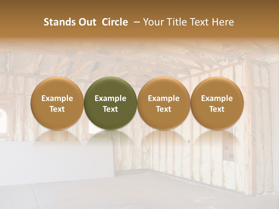 Construction Foam Insulation PowerPoint Template