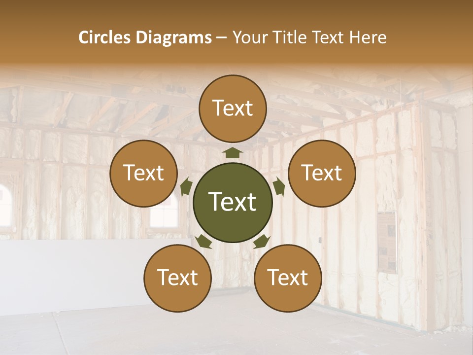 Construction Foam Insulation PowerPoint Template