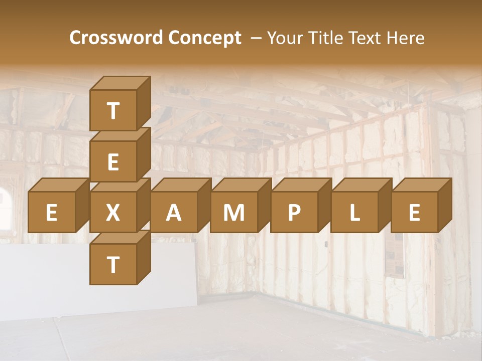 Construction Foam Insulation PowerPoint Template