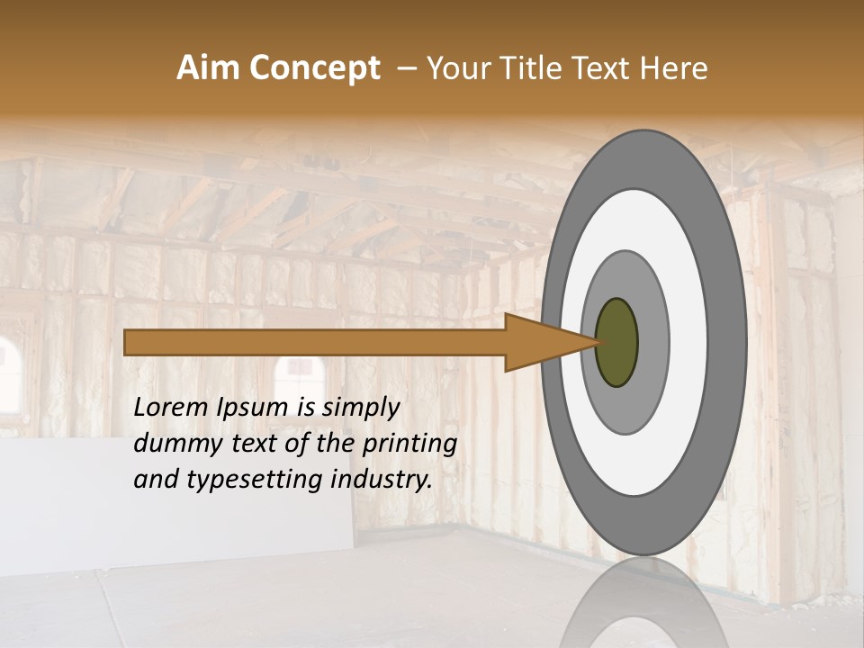 Construction Foam Insulation PowerPoint Template