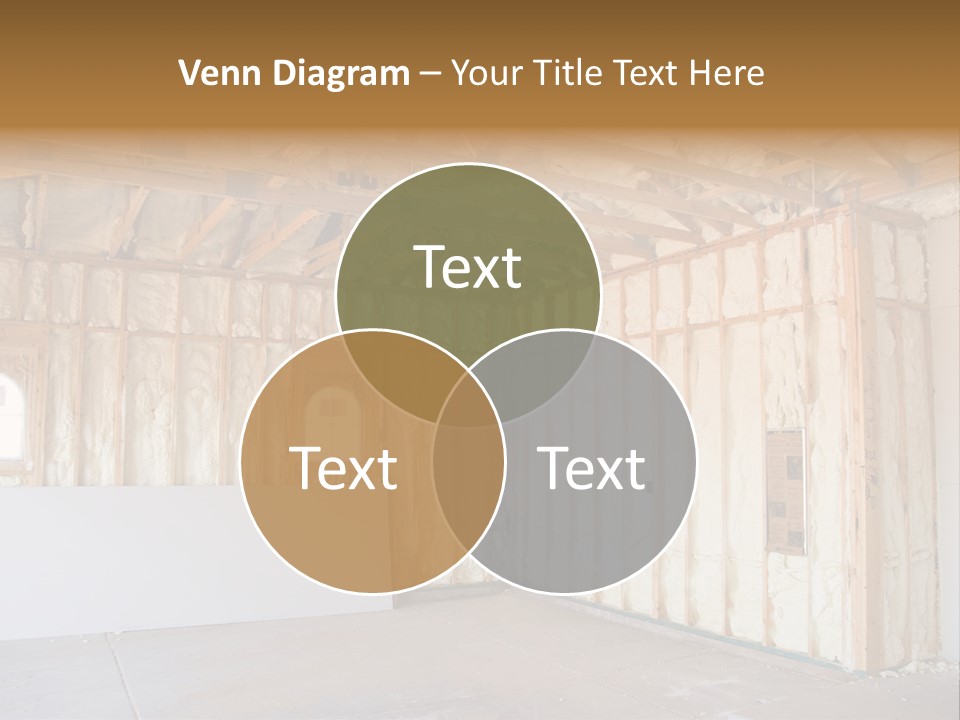 Construction Foam Insulation PowerPoint Template