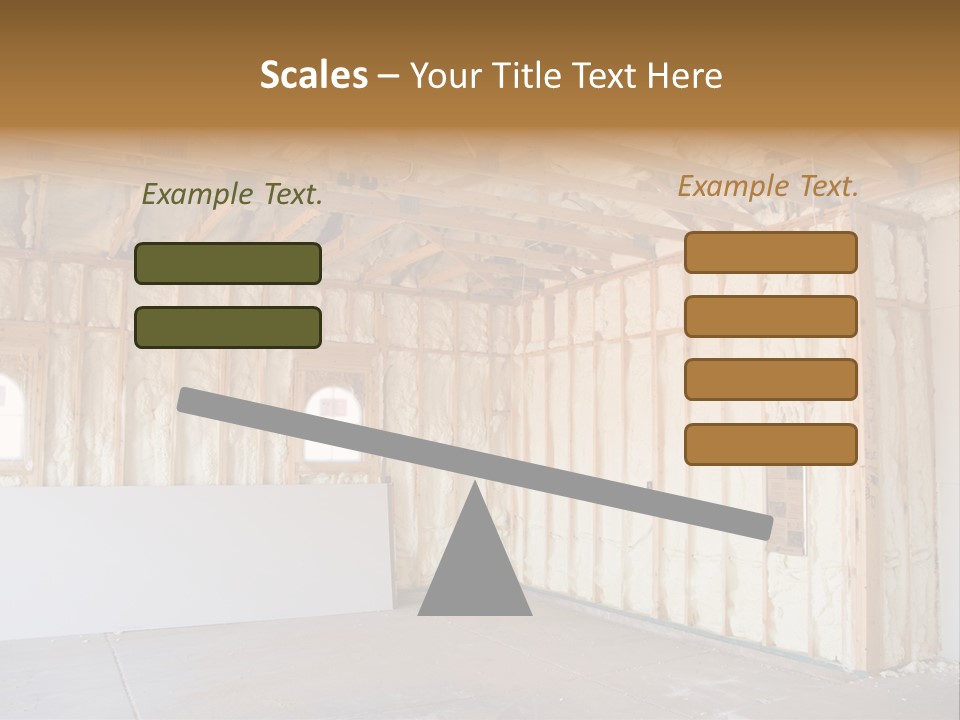 Construction Foam Insulation PowerPoint Template