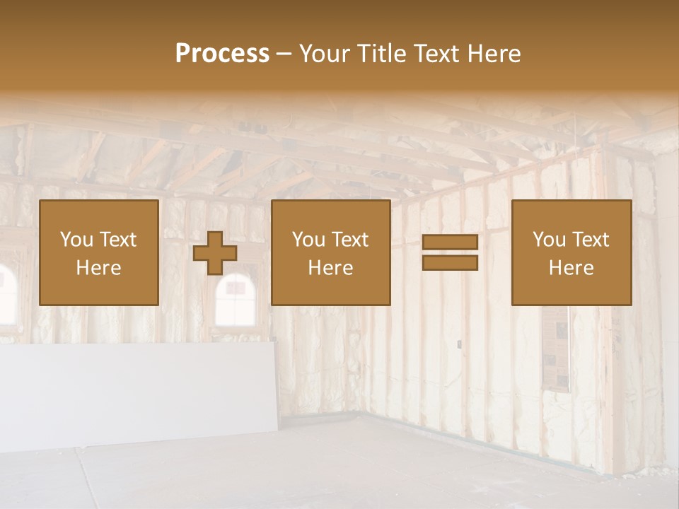 Construction Foam Insulation PowerPoint Template