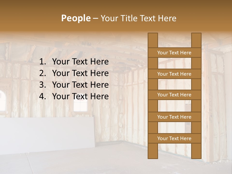 Construction Foam Insulation PowerPoint Template