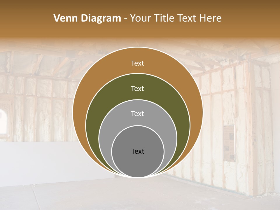 Construction Foam Insulation PowerPoint Template