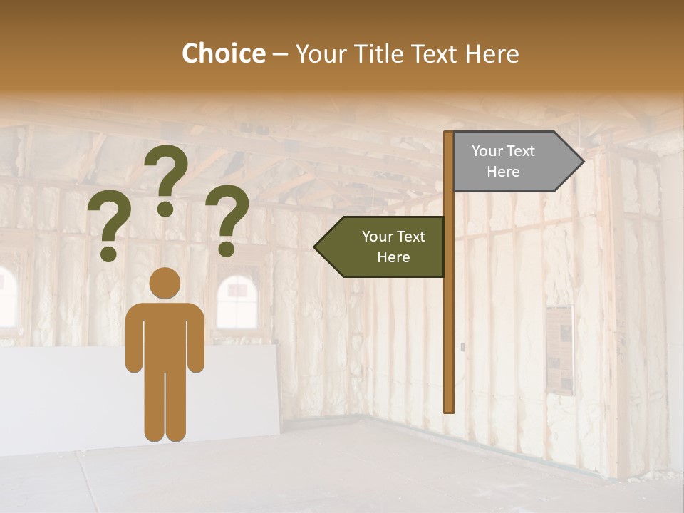 Construction Foam Insulation PowerPoint Template