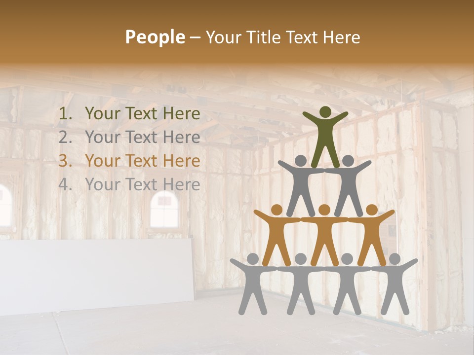 Construction Foam Insulation PowerPoint Template