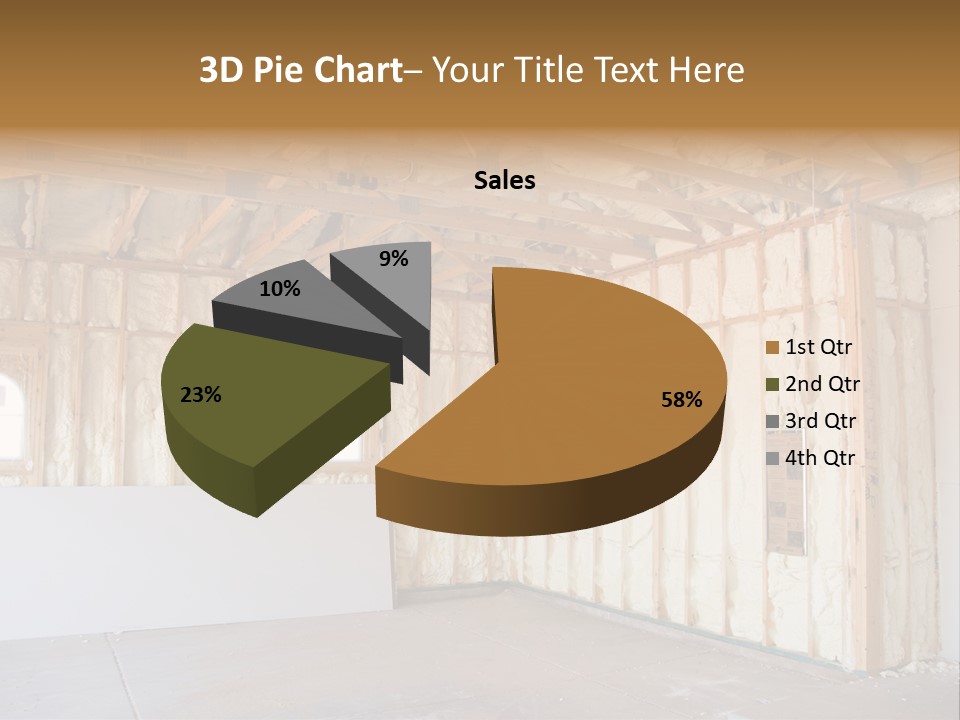 Construction Foam Insulation PowerPoint Template