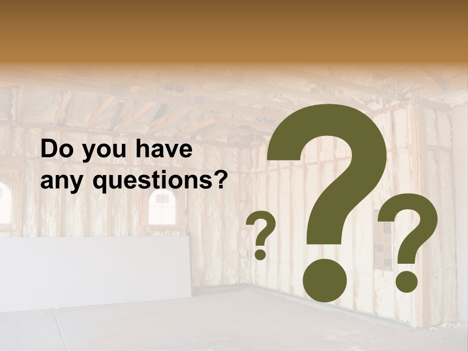 Construction Foam Insulation PowerPoint Template