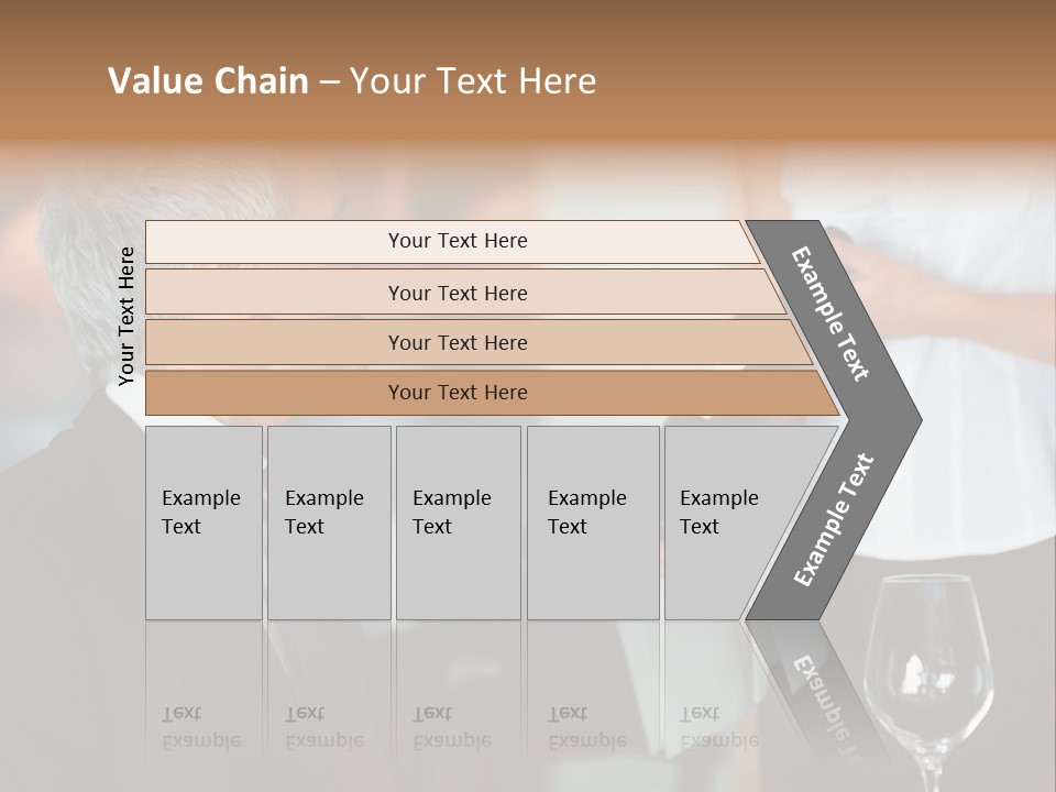 A Man In A Suit Holding A Bottle Of Wine PowerPoint Template