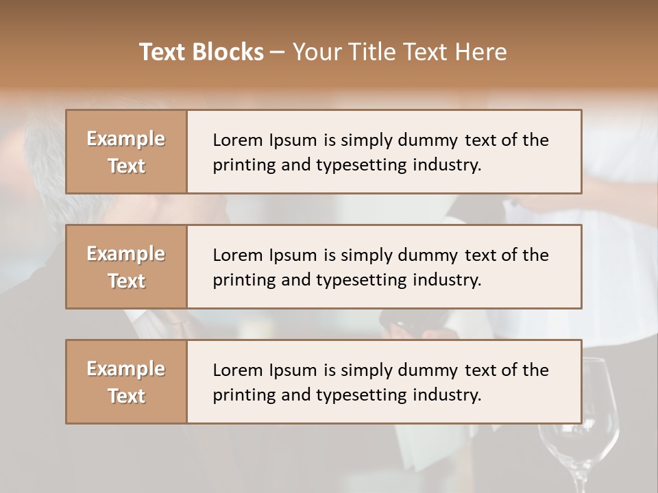 A Man In A Suit Holding A Bottle Of Wine PowerPoint Template