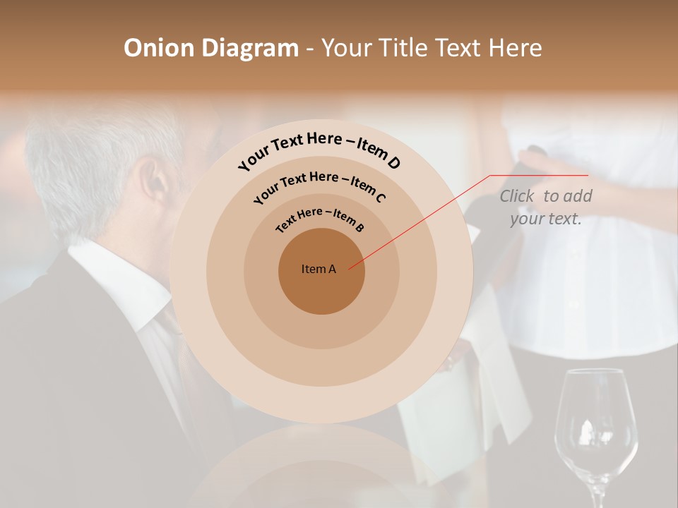 A Man In A Suit Holding A Bottle Of Wine PowerPoint Template