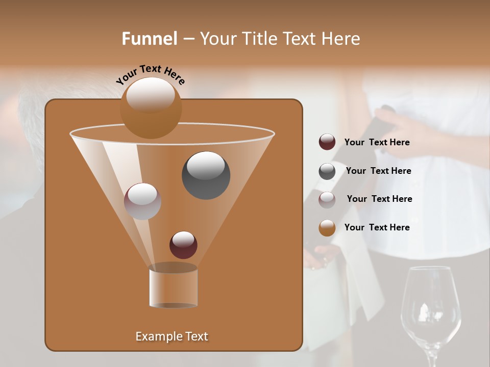 A Man In A Suit Holding A Bottle Of Wine PowerPoint Template