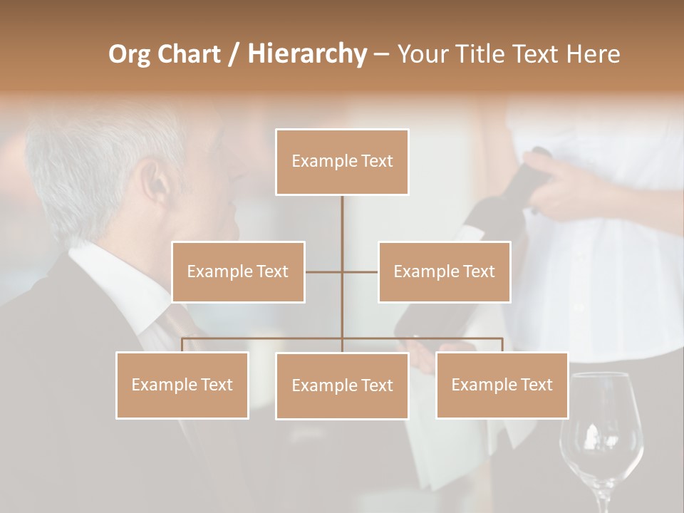 A Man In A Suit Holding A Bottle Of Wine PowerPoint Template