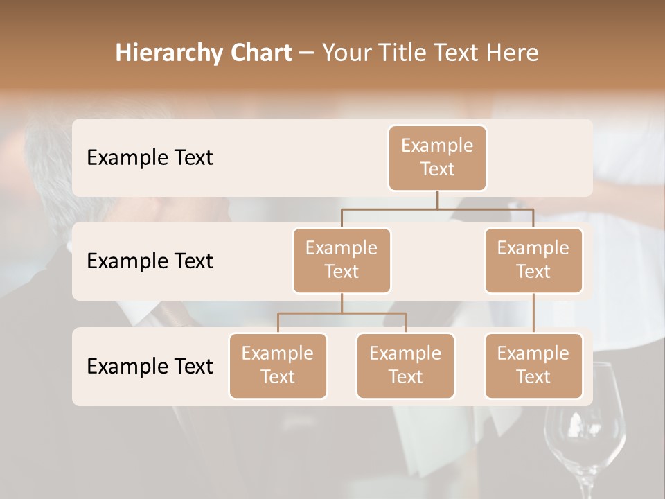 A Man In A Suit Holding A Bottle Of Wine PowerPoint Template