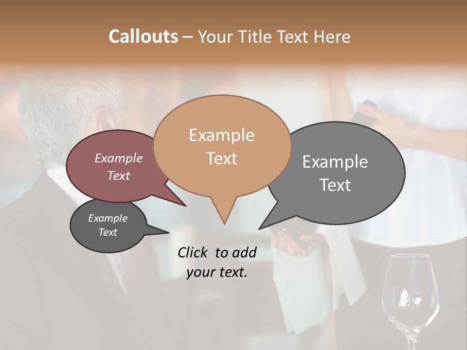 A Man In A Suit Holding A Bottle Of Wine PowerPoint Template