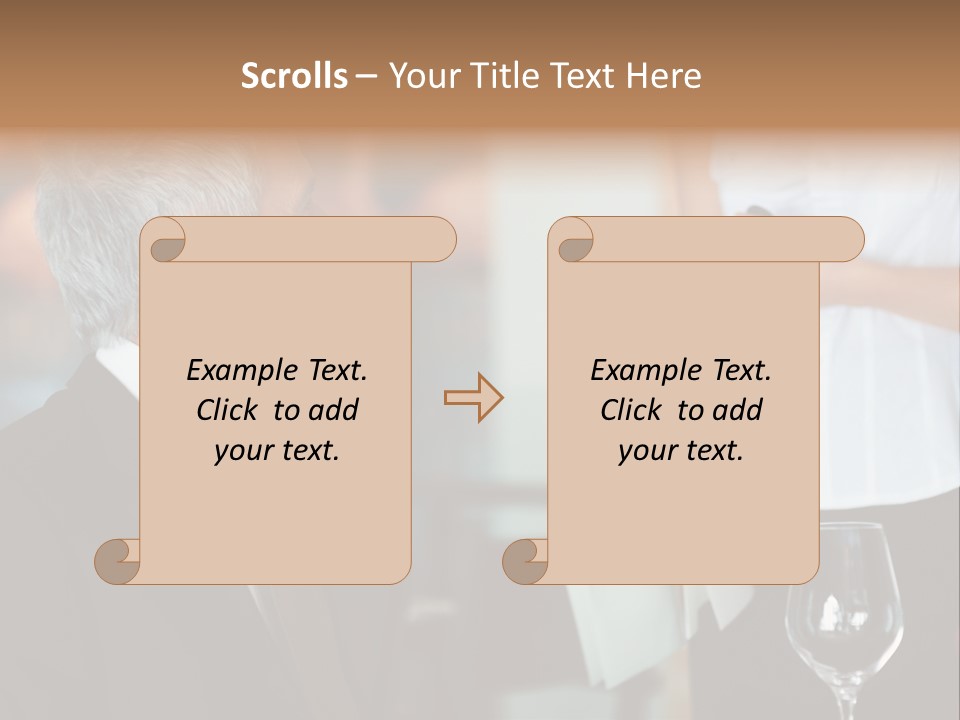 A Man In A Suit Holding A Bottle Of Wine PowerPoint Template